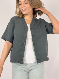 Aequamente 103 Blouse Asfalto