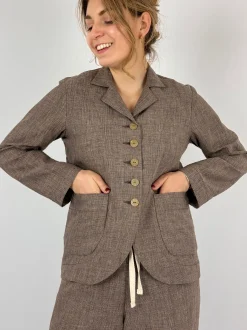 Der Antagonist 33 Jacket Brown Check