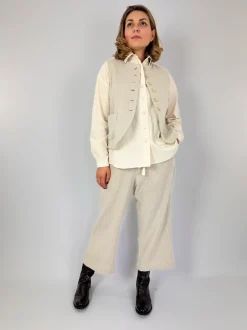 Der Antagonist 3 Waistcoat Natural