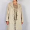 Diega Mileno Coat Silver/Gold