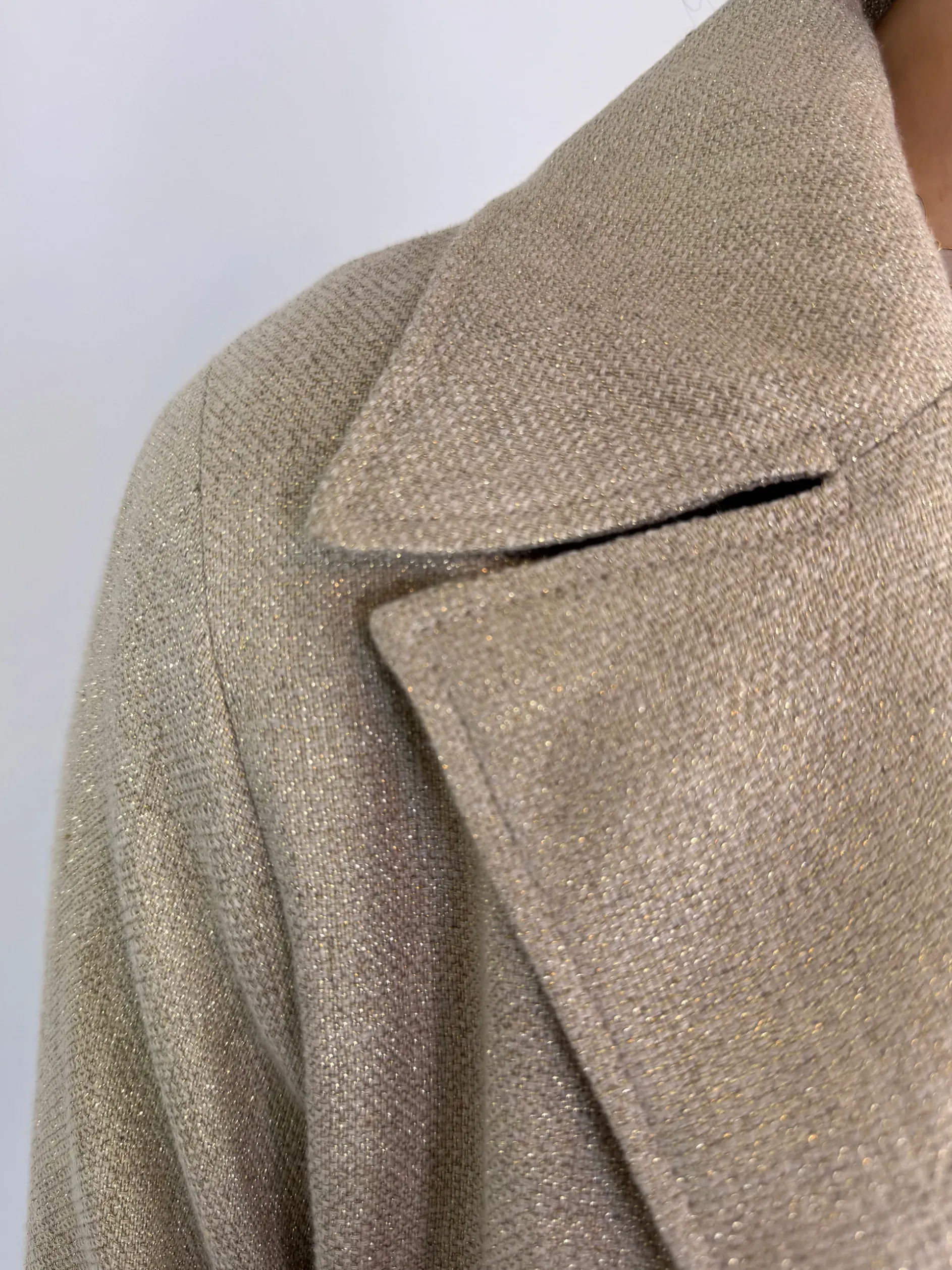 Diega Mileno Coat Silver/Gold