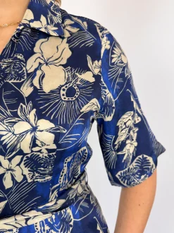 Diega Raviva Dress Blue/Ecru
