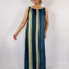 Diega Rifta Dress Green/Blue