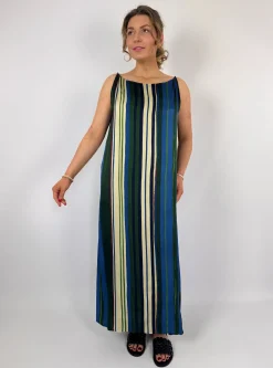 Diega Rifta Dress Green/Blue