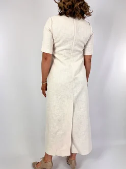 Emin & Paul Linen Dress Cream