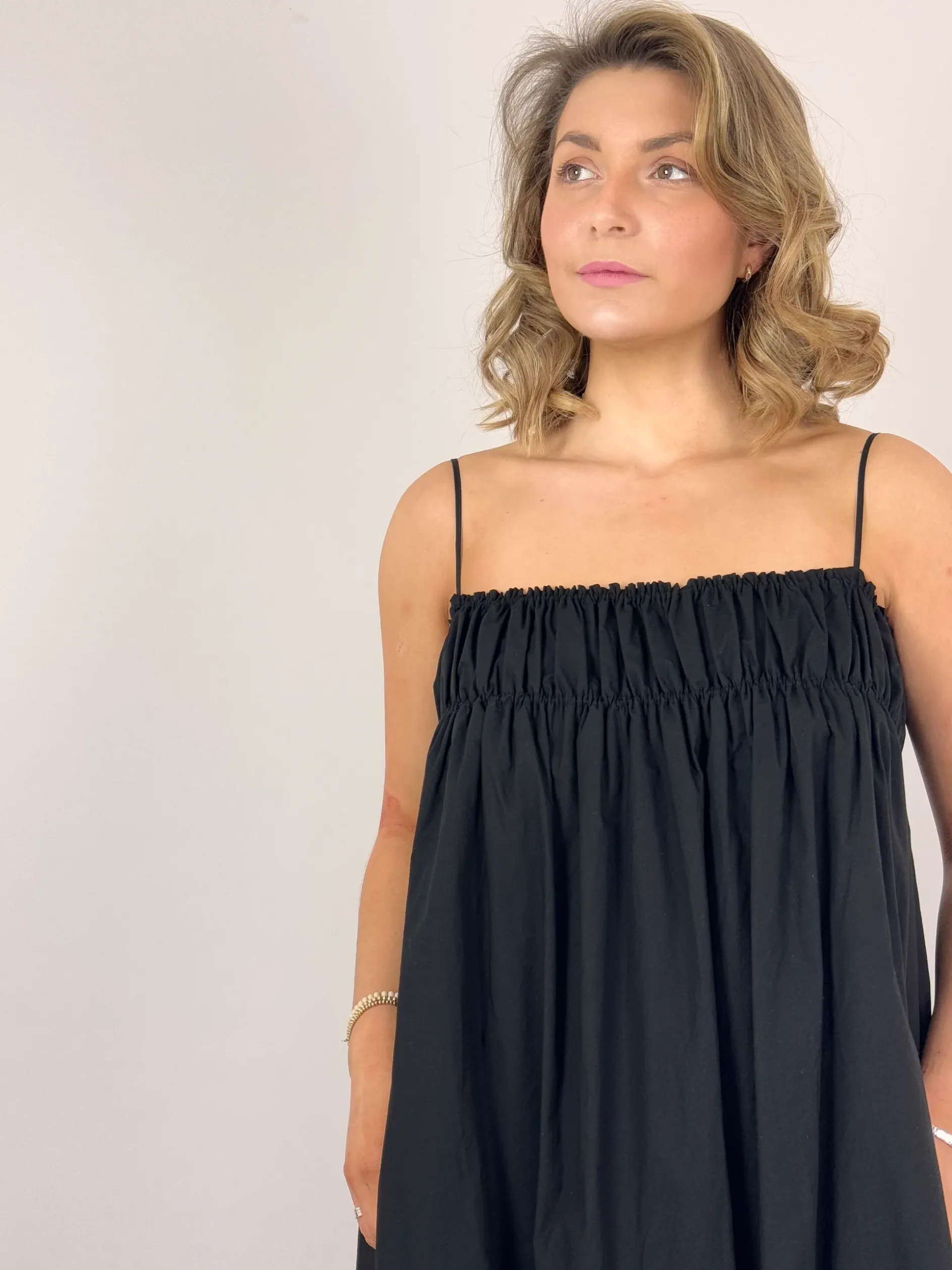 Emin & Paul Puff Dress Black
