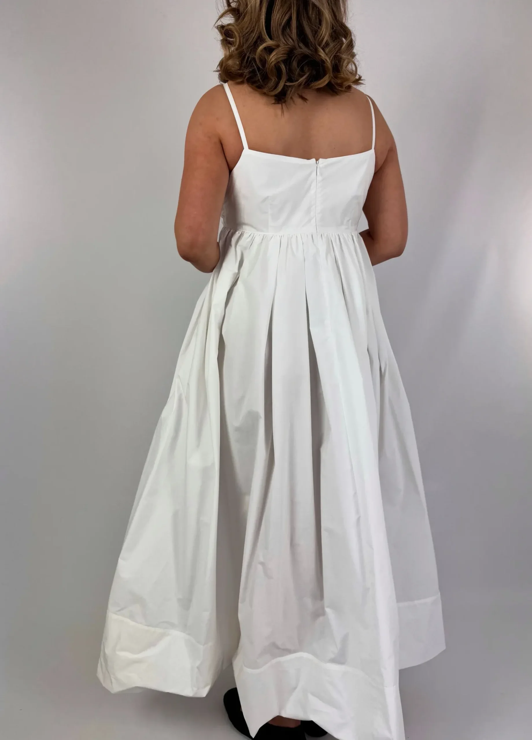 Emin & Paul Tie Front Dress White