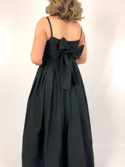 Emin & Paul Tie Front Dress Black