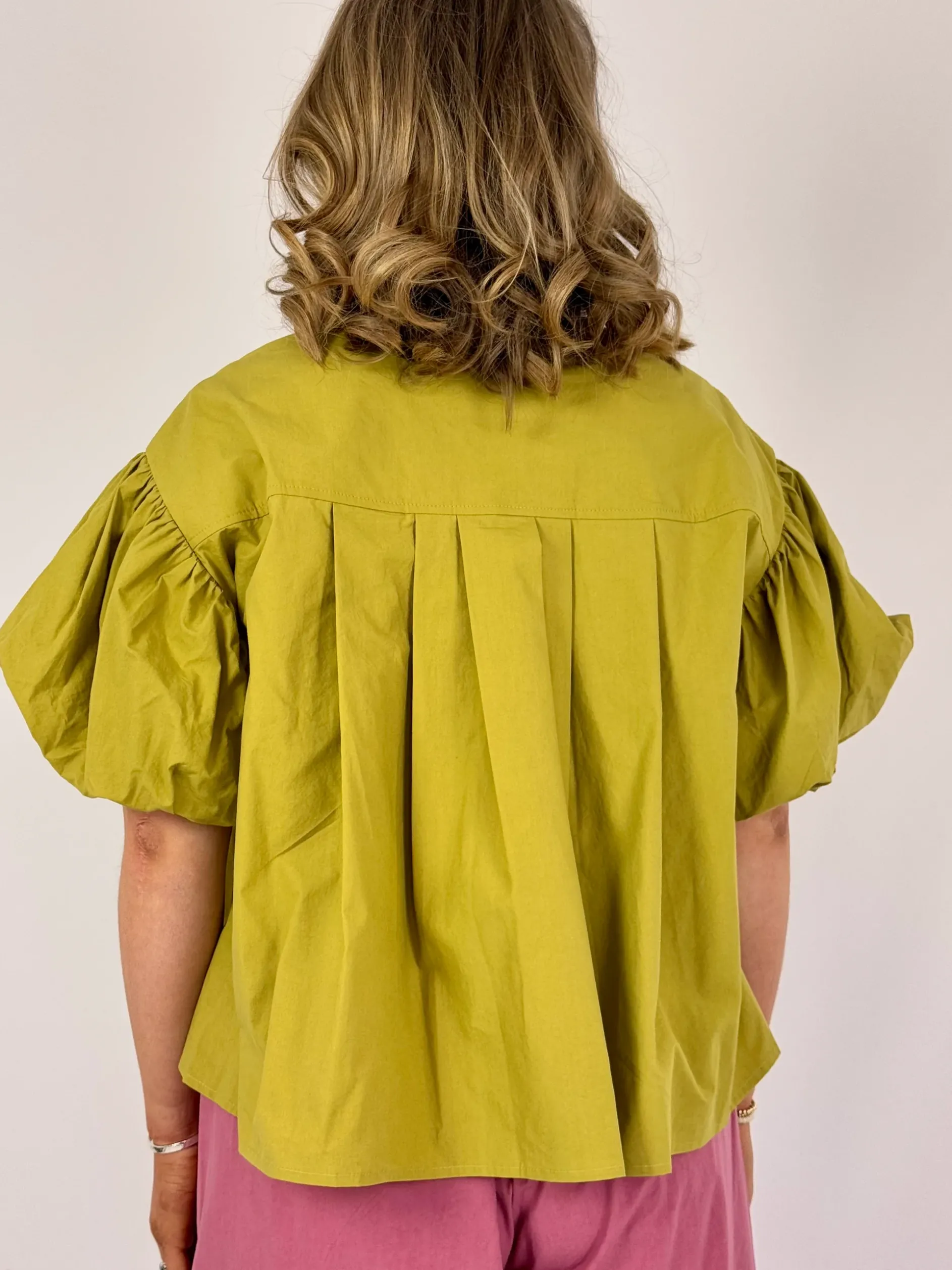 Emin & Paul Volume Blouse Olive