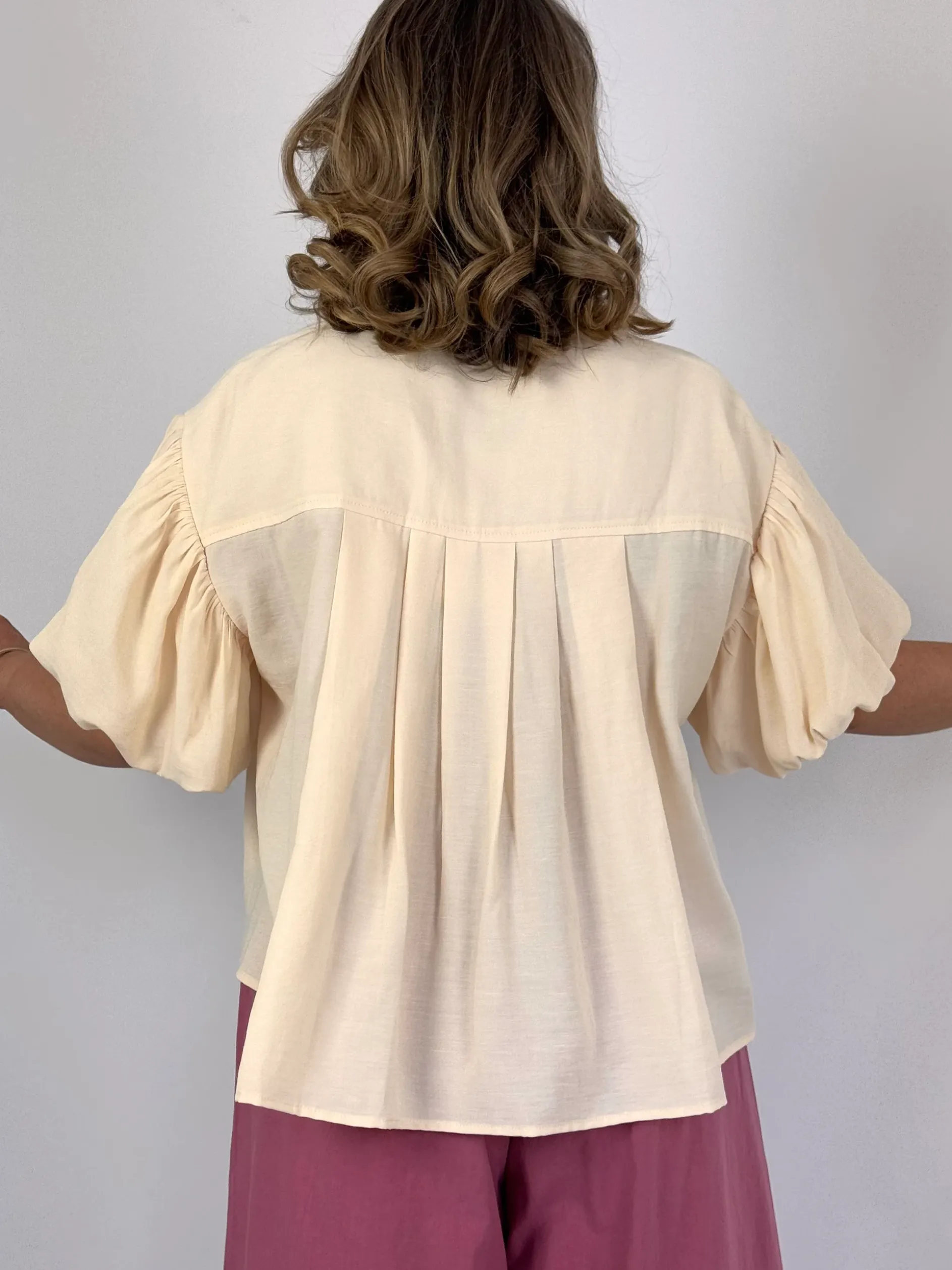 Emin & Paul Volume Blouse Butter