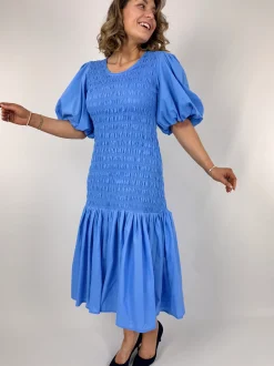 Emin & Paul Volume Dress Sky