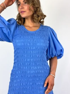 Emin & Paul Volume Dress Sky
