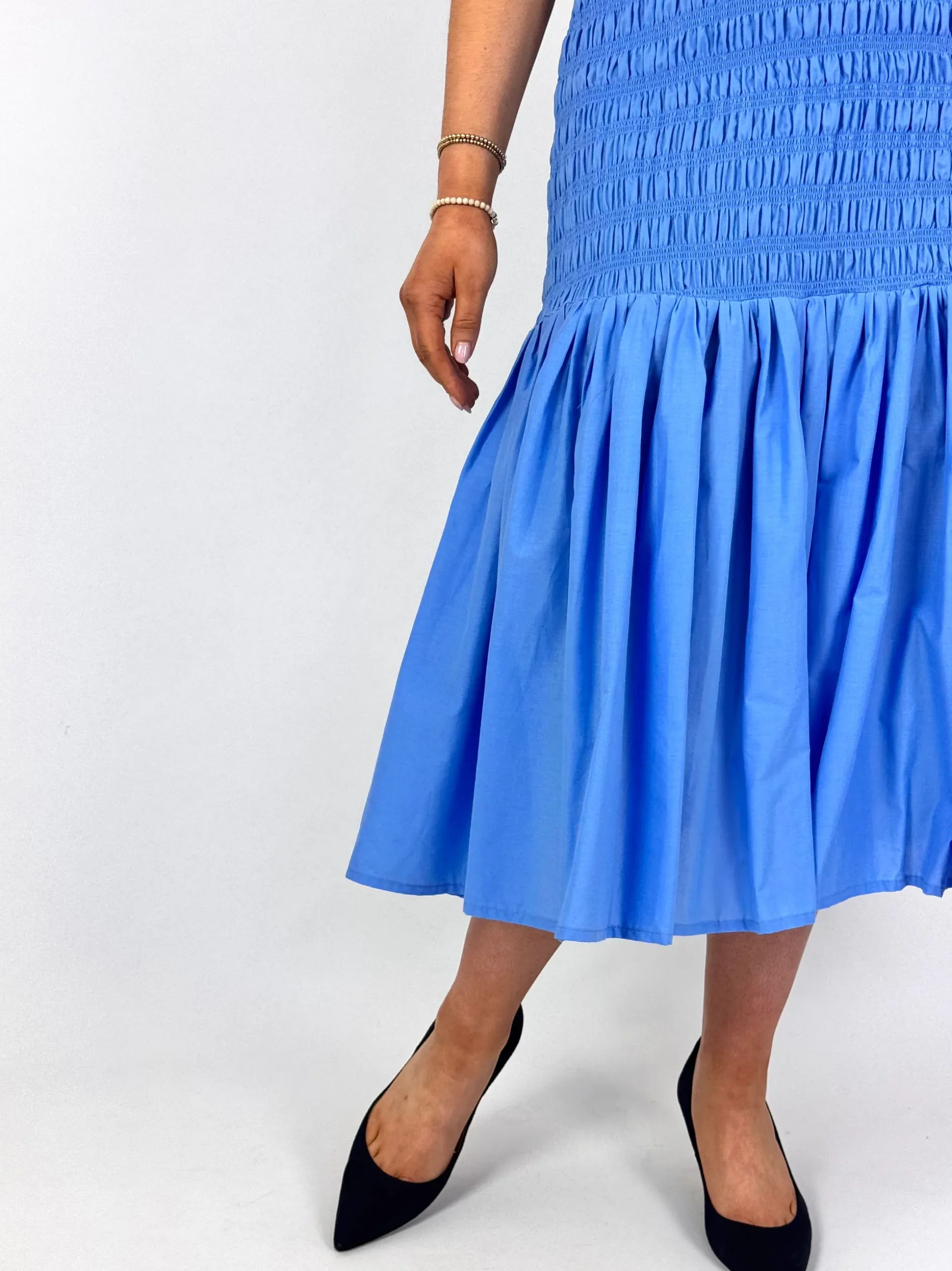 Emin & Paul Volume Dress Sky