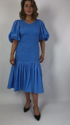 Emin & Paul Volume Dress Sky