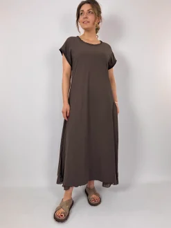 European Culture 1250 Dress Brown