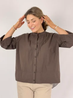 European Culture 6700 Shirt Brown