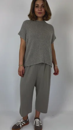 Evam Eva Lily Sleeveless Jumper Grege