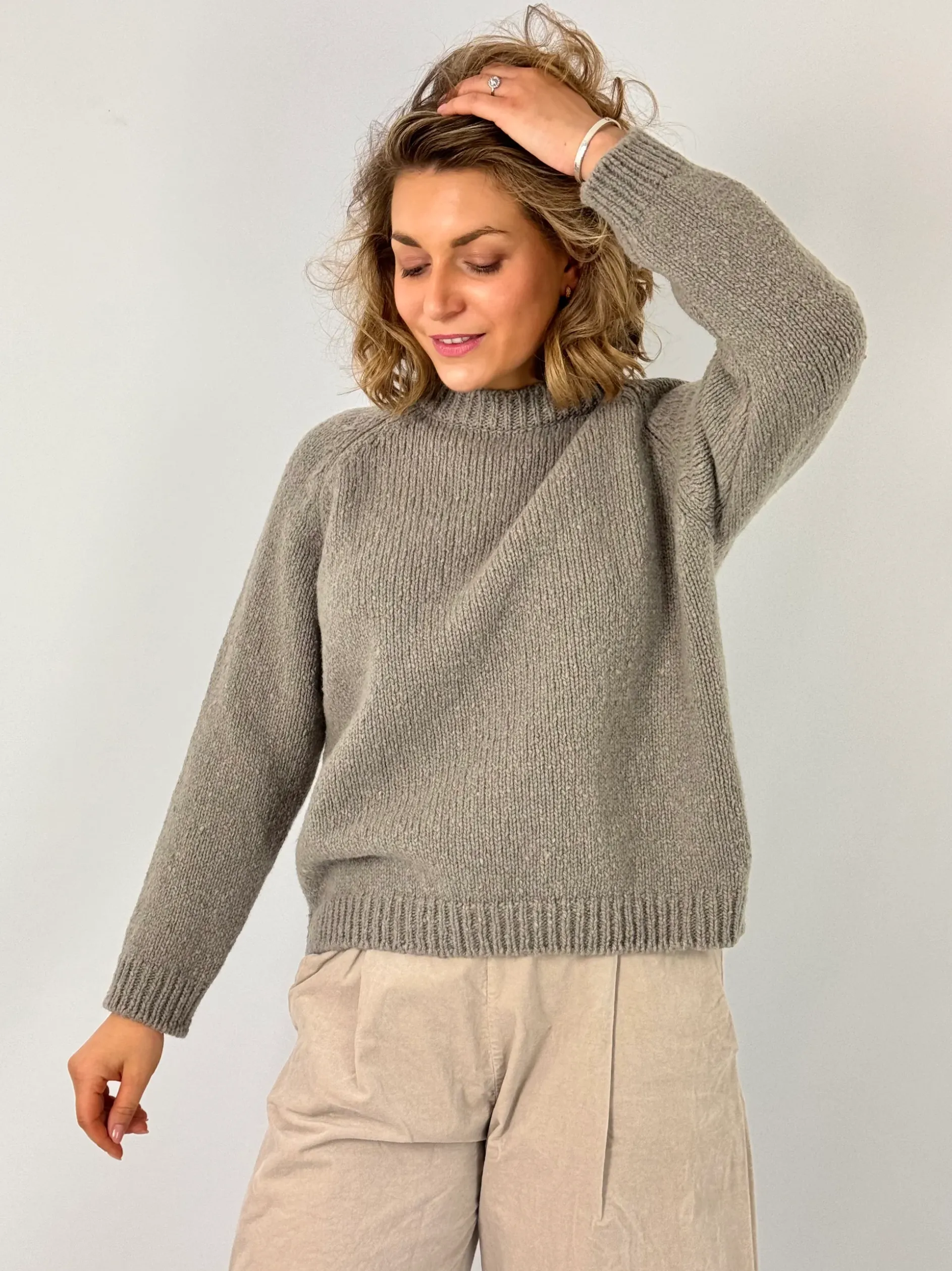 Evam Eva Raglan Jumper Mocha