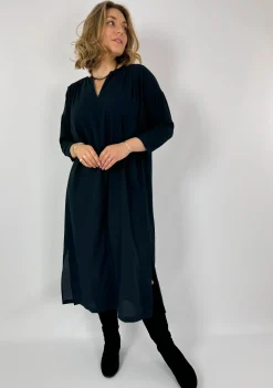 Evam Eva Tuck Dress Sumi