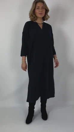 Evam Eva Tuck Dress Sumi