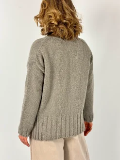 Evam Eva Turtleneck Jumper Mocha
