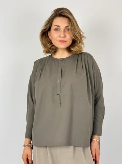 Evam Eva Wool Shirt Winter Leaf