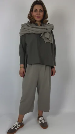 Evam Eva Wool Shirt Winter Leaf