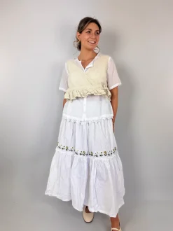 Ewa i Walla Connie Blouse Bone