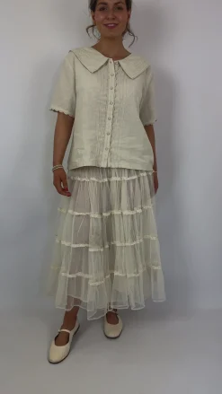 Ewa i Walla Indira Blouse Bone