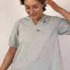 Ewa i Walla Kitty Blouse Check
