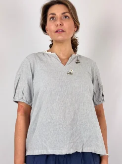Ewa i Walla Kitty Blouse Check