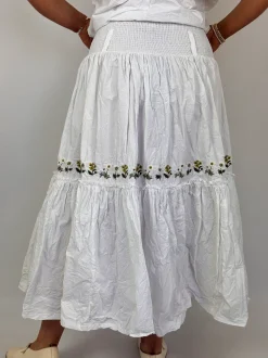 Ewa i Walla Laura Skirt White