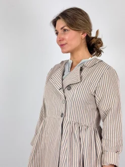 Ewa i Walla Milo Coat Stripe