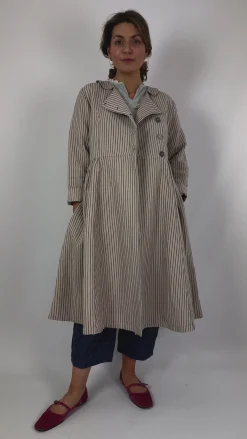 Ewa i Walla Milo Coat Stripe