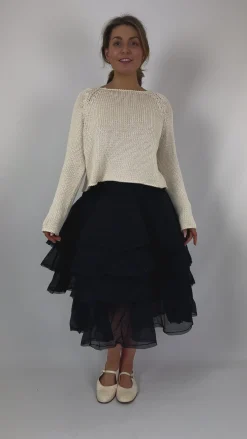 Ewa i Walla Tine Skirt Black