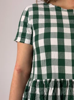 Hannoh Wessel Demi Dress Green Check