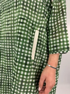 Hannoh Wessel Detta Dress Green Check