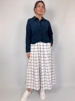 Hannoh Wessel Jolisa Skirt Blue Check