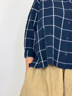 Hannoh Wessel Savannah Shirt Navy Check