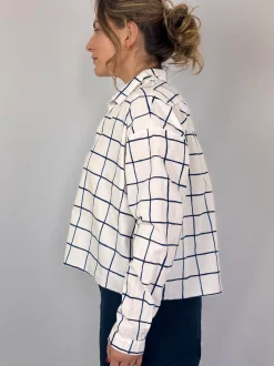Hannoh Wessel Sonja Shirt Blue Check