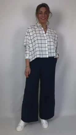 Hannoh Wessel Sonja Shirt Blue Check