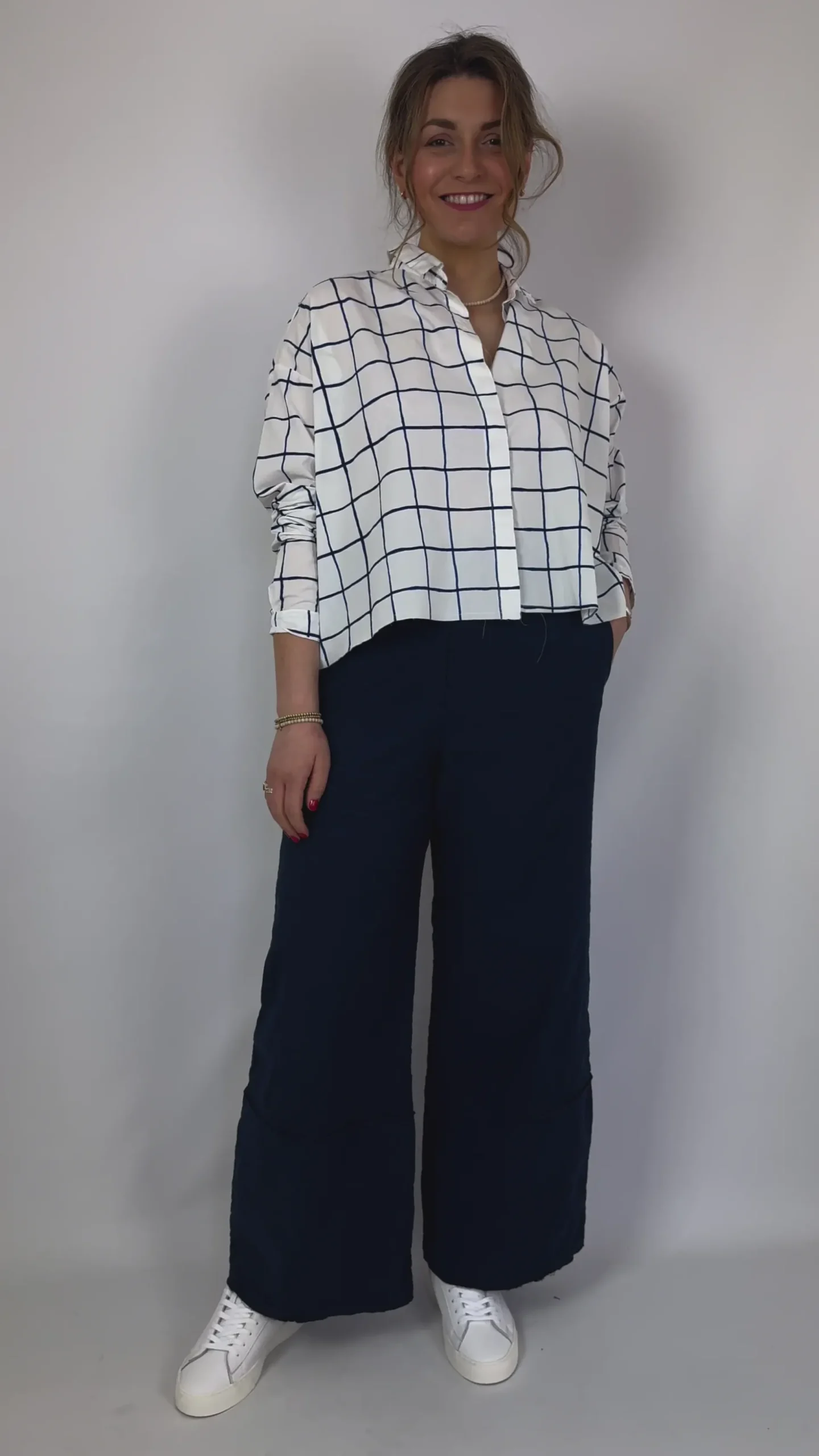 Hannoh Wessel Sonja Shirt Blue Check