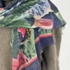 Jo Edwards Midnight Flora Embroidered Scarf