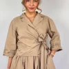 Les Filles D'Ailleurs 832 Blouse Beige