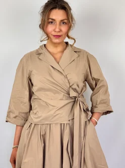 Les Filles D'Ailleurs 832 Blouse Beige