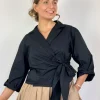 Les Filles d'Ailleurs 832 Blouse Black