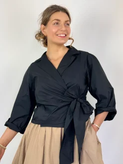 Les Filles d'Ailleurs 832 Blouse Black