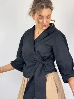 Les Filles d'Ailleurs 832 Blouse Black
