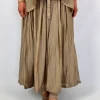 Les Filles d'Ailleurs 626 Skirt Gold