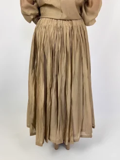 Les Filles d'Ailleurs 626 Skirt Gold